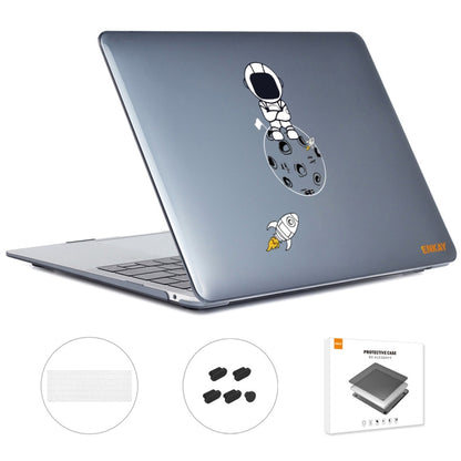 For MacBook Pro 13.3 A1706/A1989/A2159 ENKAY Hat-Prince 3 in 1 Spaceman Pattern Laotop Protective Crystal Case with TPU Keyboard Film / Anti-dust Plugs, Version:EU(Spaceman No.4) - MacBook Pro Cases by ENKAY | Online Shopping South Africa | PMC Jewellery