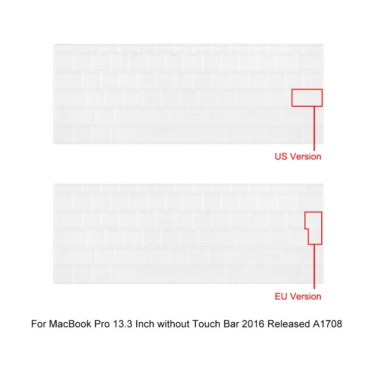 For MacBook Pro 13.3 A1708 ENKAY Hat-Prince 3 in 1 Spaceman Pattern Laotop Protective Crystal Case with TPU Keyboard Film / Anti-dust Plugs, Version:US(Spaceman No.3) - MacBook Pro Cases by ENKAY | Online Shopping South Africa | PMC TechLife