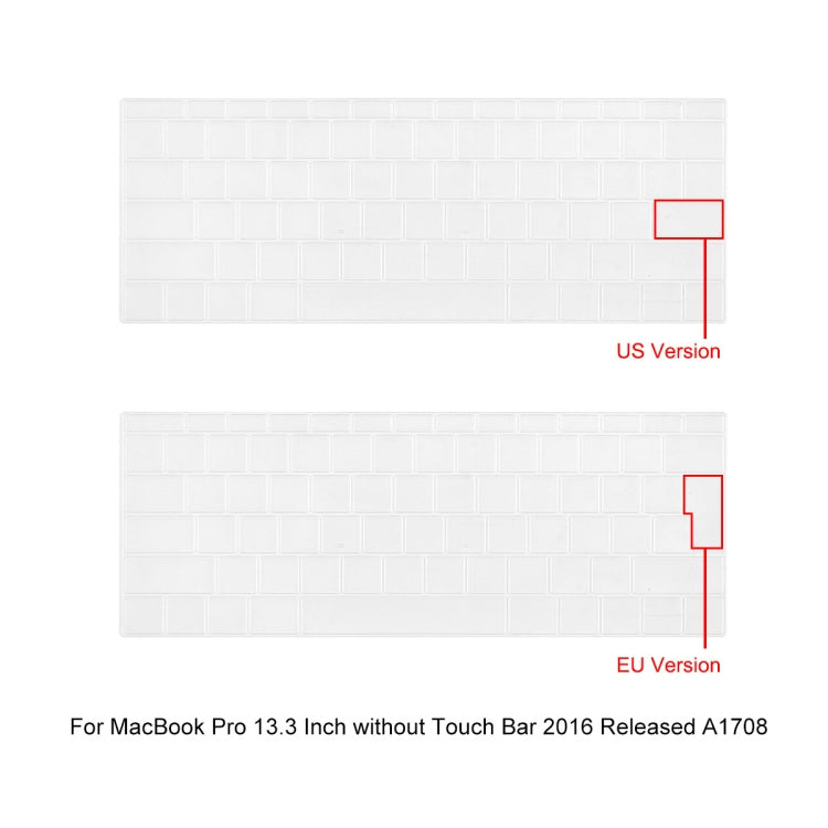 For MacBook Pro 13.3 A1708 ENKAY Hat-Prince 3 in 1 Spaceman Pattern Laotop Protective Crystal Case with TPU Keyboard Film / Anti-dust Plugs, Version:US(Spaceman No.3) - MacBook Pro Cases by ENKAY | Online Shopping South Africa | PMC Jewellery