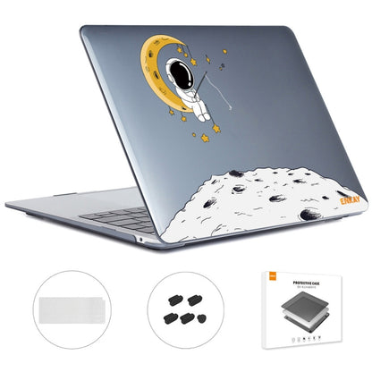 For MacBook Air 13.3 2020 A2179/A2337 ENKAY Hat-Prince 3 in 1 Spaceman Pattern Laotop Protective Crystal Case with TPU Keyboard Film / Anti-dust Plugs, Version:EU(Spaceman No.3) - MacBook Air Cases by ENKAY | Online Shopping South Africa | PMC Jewellery