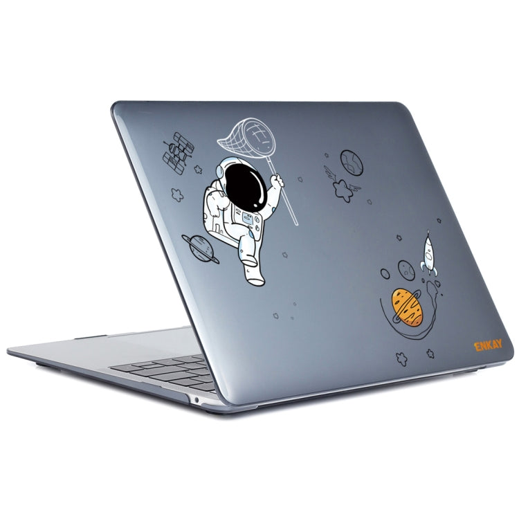 For MacBook Pro 13.3 A2251/A2289/A2338 ENKAY Hat-Prince 3 in 1 Spaceman Pattern Laotop Protective Crystal Case with TPU Keyboard Film / Anti-dust Plugs, Version:US(Spaceman No.2) - MacBook Pro Cases by ENKAY | Online Shopping South Africa | PMC TechLife