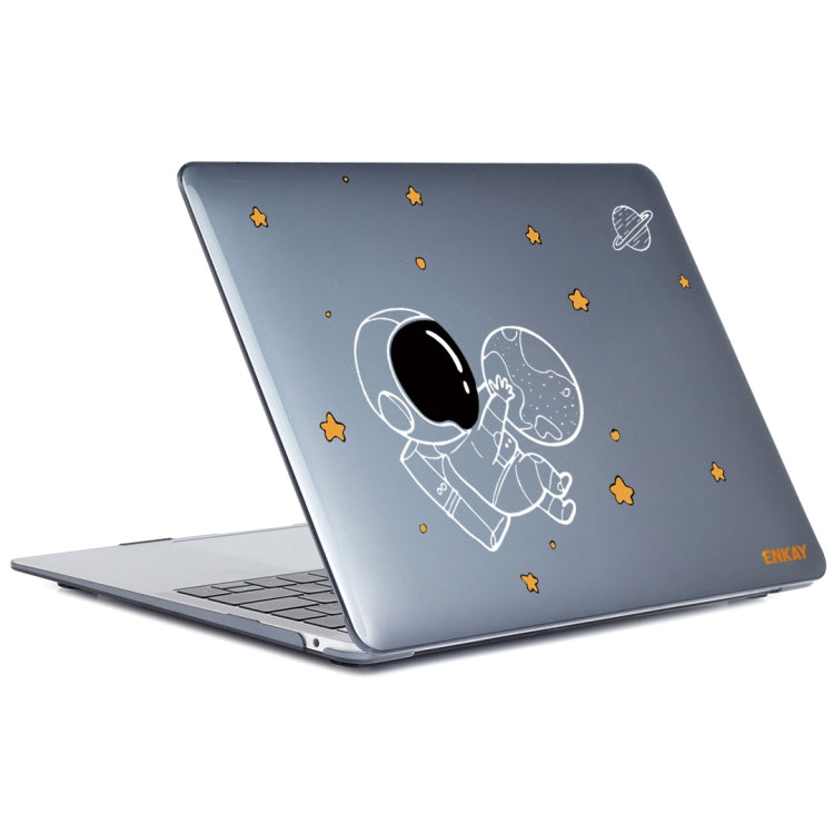 For MacBook Pro 13.3 A2251/A2289/A2338 ENKAY Hat-Prince 3 in 1 Spaceman Pattern Laotop Protective Crystal Case with TPU Keyboard Film / Anti-dust Plugs, Version:US(Spaceman No.5) - MacBook Pro Cases by ENKAY | Online Shopping South Africa | PMC TechLife
