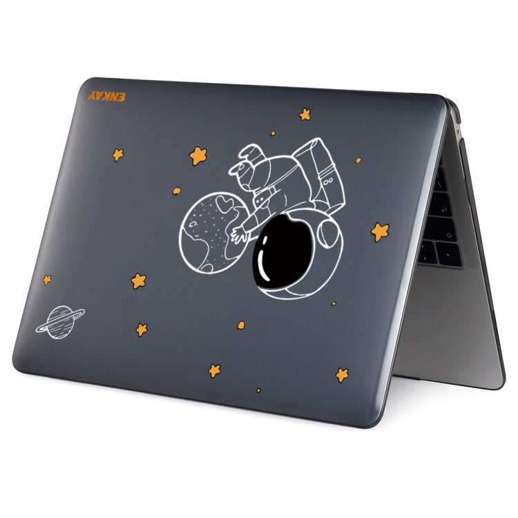 For MacBook Pro 13.3 A2251/A2289/A2338 ENKAY Hat-Prince 3 in 1 Spaceman Pattern Laotop Protective Crystal Case with TPU Keyboard Film / Anti-dust Plugs, Version:EU(Spaceman No.5) - free shipping - PMC TechLife - Order now!