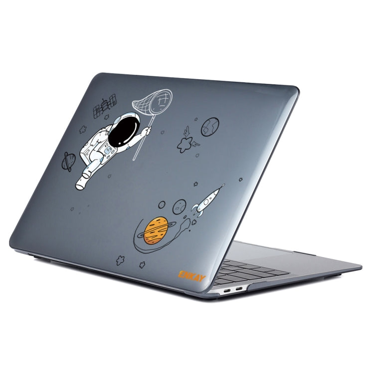 For MacBook Pro 15.4 A1707/A1990 ENKAY Hat-Prince 3 in 1 Spaceman Pattern Laotop Protective Crystal Case with TPU Keyboard Film / Anti-dust Plugs, Version:US(Spaceman No.2) - free shipping - PMC TechLife - Order now!