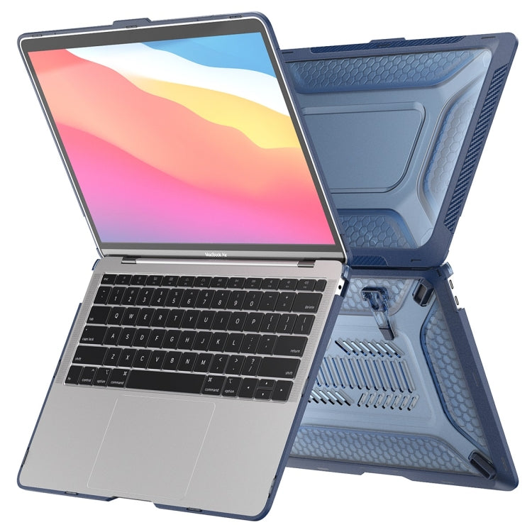 For MacBook Pro 13.3 A2251/A2289/A2338 ENKAY Hat-Prince 3 in 1 Protective Bracket  Case Cover Hard Shell with TPU Keyboard Film / Anti-dust Plugs, Version:US(Grey) - MacBook Pro Cases by ENKAY | Online Shopping South Africa | PMC TechLife | Buy Now Pay Later Mobicred