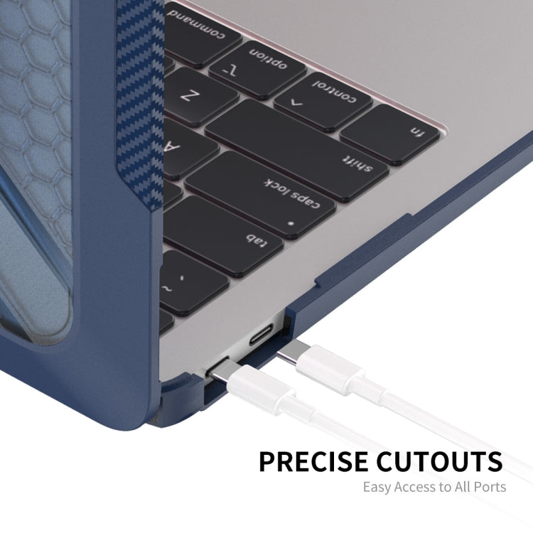 For MacBook Pro 13.3 A2251/A2289/A2338 ENKAY Hat-Prince 3 in 1 Protective Bracket  Case Cover Hard Shell with TPU Keyboard Film / Anti-dust Plugs, Version:US(Blue) - MacBook Pro Cases by ENKAY | Online Shopping South Africa | PMC TechLife | Buy Now Pay Later Mobicred