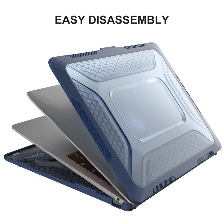 For MacBook Pro 13.3 A2251/A2289/A2338 ENKAY Hat-Prince 3 in 1 Protective Bracket  Case Cover Hard Shell with TPU Keyboard Film / Anti-dust Plugs, Version:EU(Black) - free shipping - PMC TechLife - Order now!