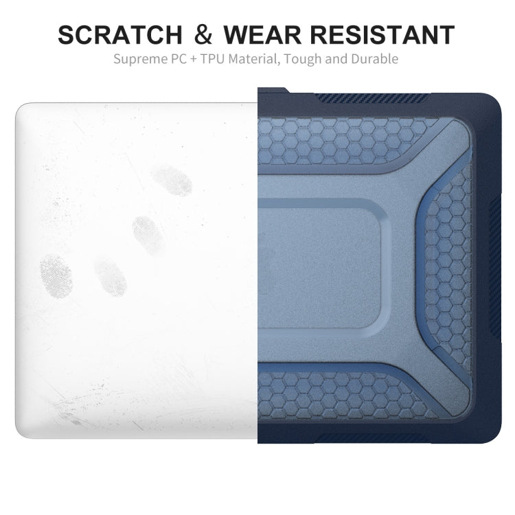 For MacBook Pro 13.3 A2251/A2289/A2338 ENKAY Hat-Prince 3 in 1 Protective Bracket  Case Cover Hard Shell with TPU Keyboard Film / Anti-dust Plugs, Version:EU(Blue) - free shipping - PMC TechLife - Order now!