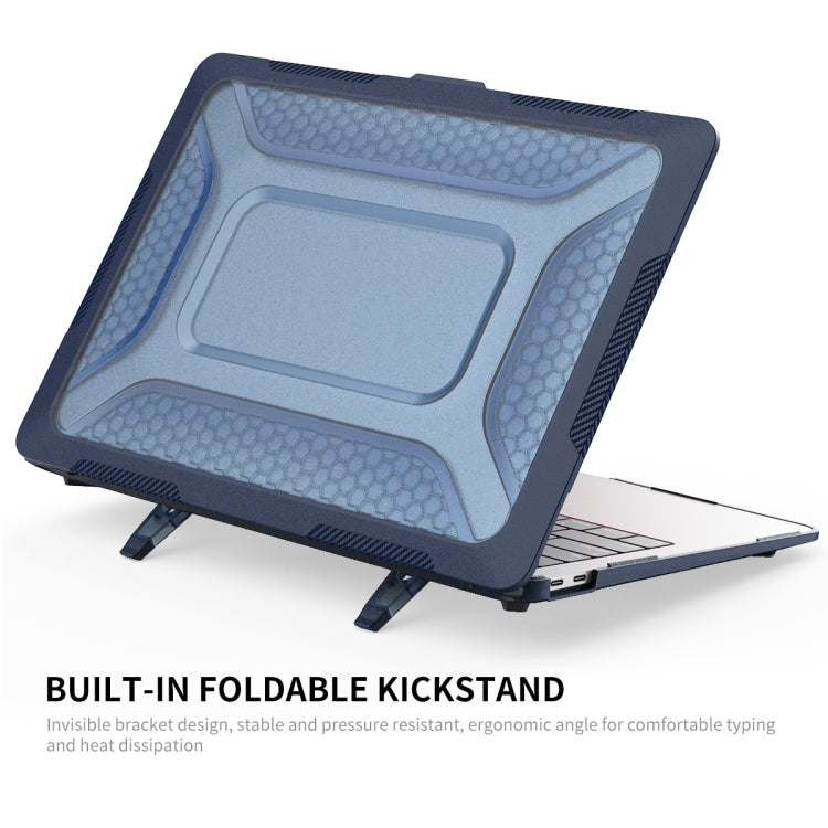 For MacBook Pro 13.3 A2251/A2289/A2338 ENKAY Hat-Prince 3 in 1 Protective Bracket  Case Cover Hard Shell with TPU Keyboard Film / Anti-dust Plugs, Version:EU(Grey) - free shipping - PMC TechLife - Order now!