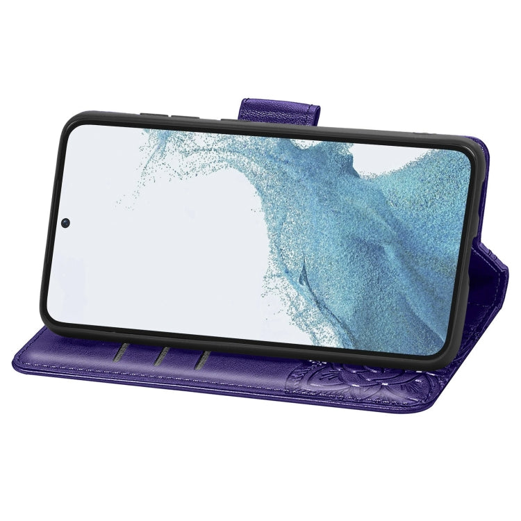 For Samsung Galaxy S23 Ultra 5G Butterfly Love Flower Embossed Leather Phone Case(Purple) - free shipping - PMC TechLife - Order now!