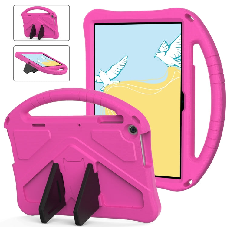 For Lenovo Tab M10 3rd Gen TB328FU / TB328XU 2022 EVA Shockproof Tablet Protective Case with Holder(Rose Red) - For Lenovo by PMC Jewellery | Online Shopping South Africa | PMC Jewellery