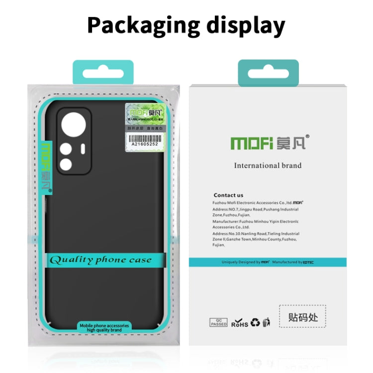 For Xiaomi 12T / Redmi K50 Ultra MOFI Micro Frosted PC Ultra-thin Hard Case(Red) - Xiaomi Cases by MOFI | Online Shopping South Africa | PMC TechLife | Buy Now Pay Later Mobicred