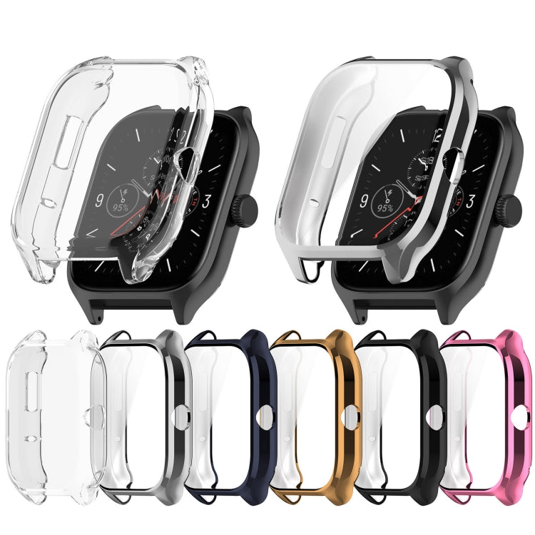 For Amazfit GTS 4 TPU Full-Enclosed Watch Case(Black) - Watch Cases by PMC TechLife | Online Shopping South Africa | PMC TechLife | Buy Now Pay Later Mobicred