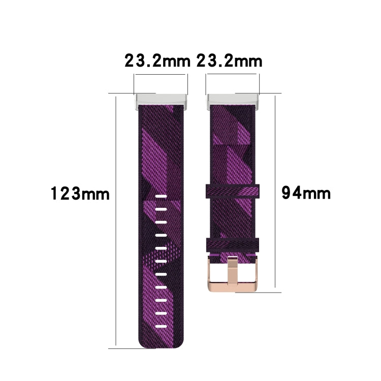 For Fitbit Sense Nylon Weave Canvas Watch Band(Red) - free shipping - PMC TechLife - Order now!