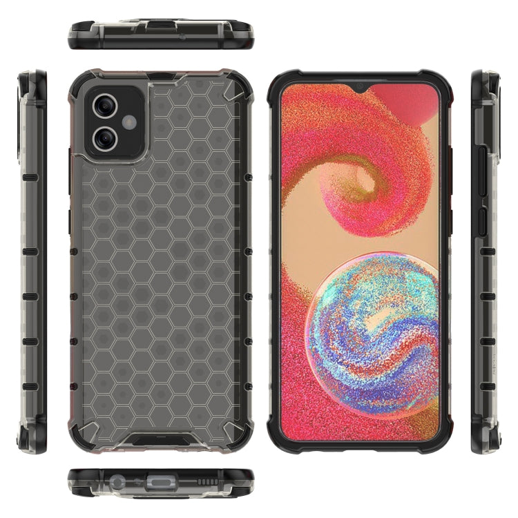 For Samsung Galaxy A04e 4G Honeycomb Phone Case(Black) - Galaxy Phone Cases by PMC Jewellery | Online Shopping South Africa | PMC Jewellery