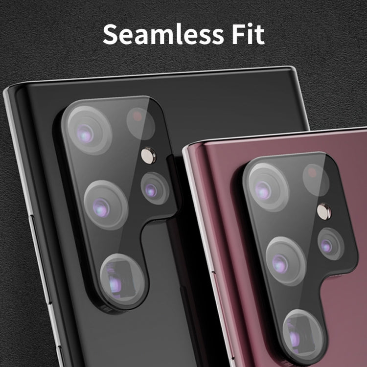 2pcs For Samsung Galaxy S23 Ultra 5G ENKAY 9H Rear Camera Lens Tempered Glass Film(Black) - free shipping - PMC TechLife - Order now!