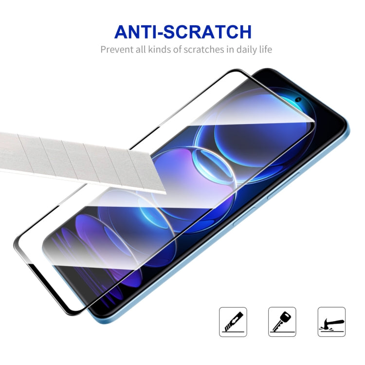 For Xiaomi Redmi Note 12 China 10pcs ENKAY Full Glue 0.26mm 9H 2.5D Tempered Glass Full Film -  by ENKAY | Online Shopping South Africa | PMC TechLife | Buy Now Pay Later Mobicred