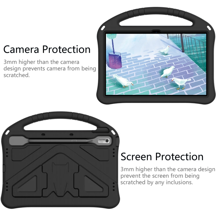 For Lenovo Tab P11 Pro 11.2 2023 TB-132FU / TB-138FC / P11 Pro11.5 2022 TB-J706F 2021 / TB-J716 2022 EVA Shockproof Tablet Case with Holder(Black) - free shipping - PMC TechLife - Order now!