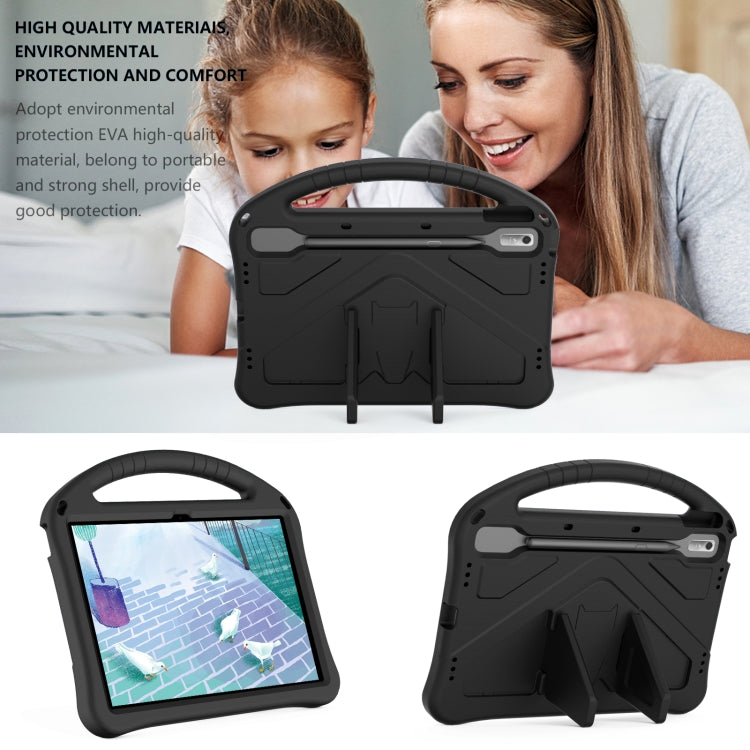 For Lenovo Tab P11 Pro 11.2 2023 TB-132FU / TB-138FC / P11 Pro11.5 2022 TB-J706F 2021 / TB-J716 2022 EVA Shockproof Tablet Case with Holder(Black) - free shipping - PMC TechLife - Order now!