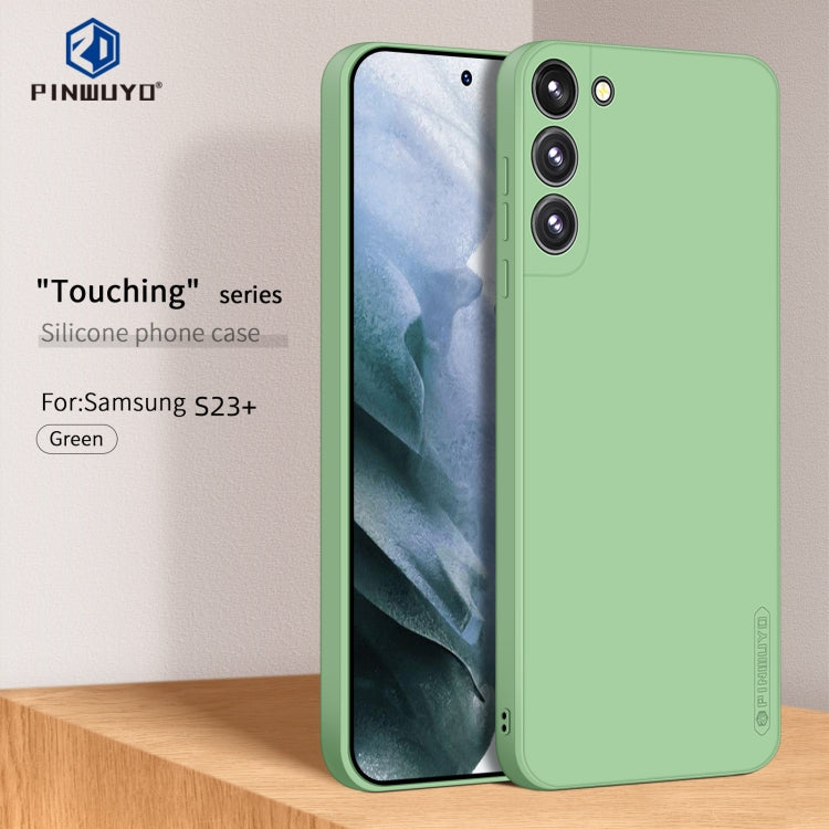 For Samsung Galaxy S23+ 5G PINWUYO Sense Series Liquid Silicone TPU Phone Case(Green) - free shipping - PMC TechLife - Order now!
