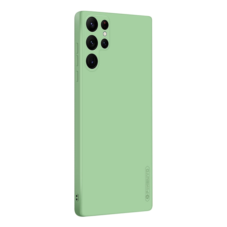 For Samsung Galaxy S23 Ultra 5G PINWUYO Sense Series Liquid Silicone TPU Phone Case(Green) - free shipping - PMC TechLife - Order now!