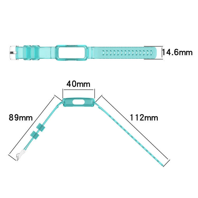 For Fitbit Inspire 3 TPU Integrated Watch Band(Transparent Pink) - free shipping - PMC TechLife - Order now!