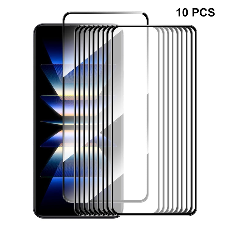 For Xiaomi Redmi K60 / K60 Pro 10pcs ENKAY Hat-Prince Full Glue 0.26mm 9H 2.5D Tempered Glass Full Film -  by ENKAY | Online Shopping South Africa | PMC TechLife | Buy Now Pay Later Mobicred