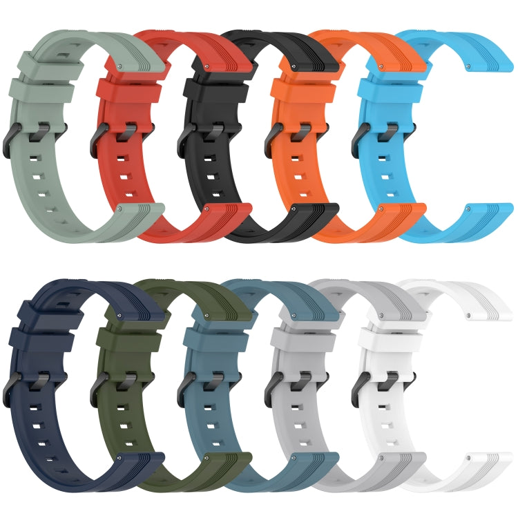 For Huawei Watch GT3 SE 22mm Concave Striped Slicone Watch Band(Orange) - free shipping - PMC TechLife - Order now!
