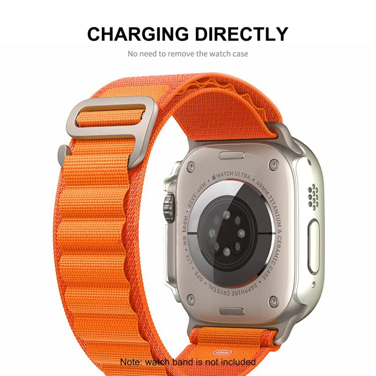For Apple Watch Ultra / Ultra 2 49mmENKAY Hat-Prince Waterproof Full Coverage PC Frame + 9H Tempered Glass Case(Dark Blue) - Watch Cases by ENKAY | Online Shopping South Africa | PMC TechLife | Buy Now Pay Later Mobicred