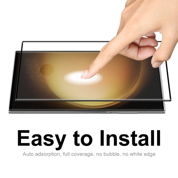 For Samsung Galaxy S23 Ultra 5G 5pcs ENKAY 3D Full Glue Hot Bending Explosion-proof Full Tempered Glass Film - Galaxy S23 Ultra 5G Tempered Glass by ENKAY | Online Shopping South Africa | PMC TechLife | Buy Now Pay Later Mobicred