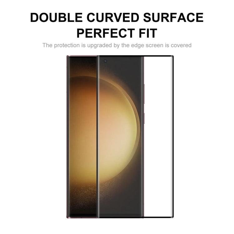 For Samsung Galaxy S23 Ultra 5G 5pcs ENKAY 3D Full Glue Hot Bending Explosion-proof Full Tempered Glass Film, Support Ultrasonic Fingerprint Unclock - free shipping - PMC TechLife - Order now!