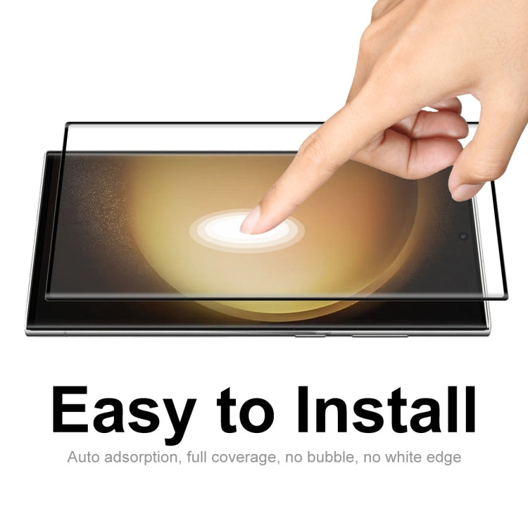 For Samsung Galaxy S23 Ultra 5G 5pcs ENKAY 3D Full Glue Hot Bending Explosion-proof Full Tempered Glass Film, Support Ultrasonic Fingerprint Unclock - free shipping - PMC TechLife - Order now!
