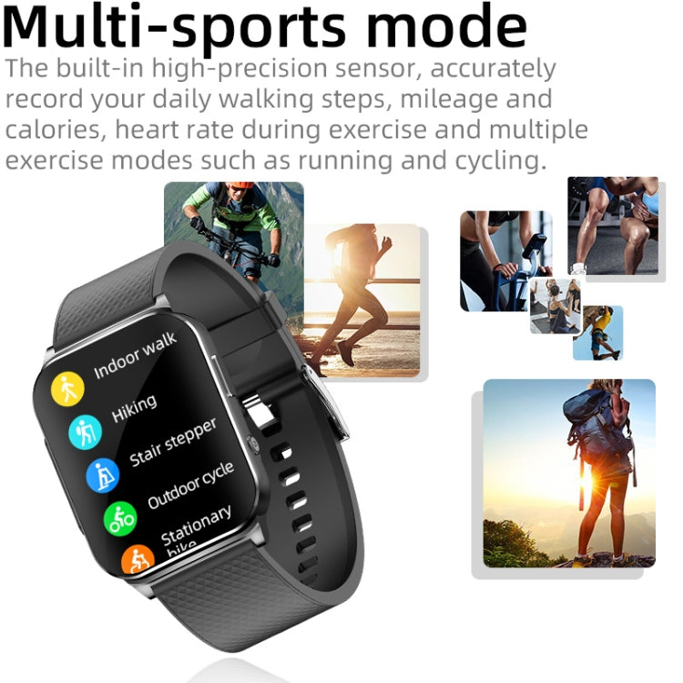 EP03 1.83 inch Color Screen Smart Watch,Support Heart Rate Monitoring / Blood Pressure Monitoring(Black) - free shipping - PMC TechLife - Order now!