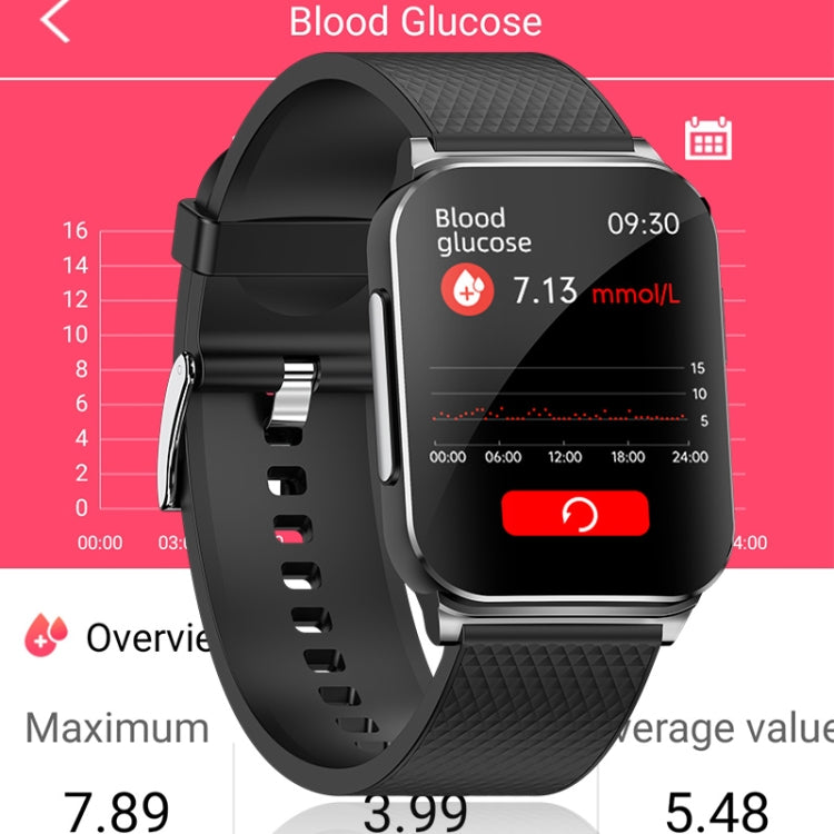 EP03 1.83 inch Color Screen Smart Watch,Support Heart Rate Monitoring / Blood Pressure Monitoring(Black) - free shipping - PMC TechLife - Order now!