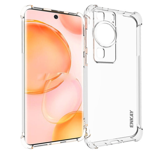 For Huawei P60 / P60 Pro ENKAY Hat-Prince Clear TPU Shockproof Phone Case - Huawei Cases by ENKAY | Online Shopping South Africa | PMC Jewellery