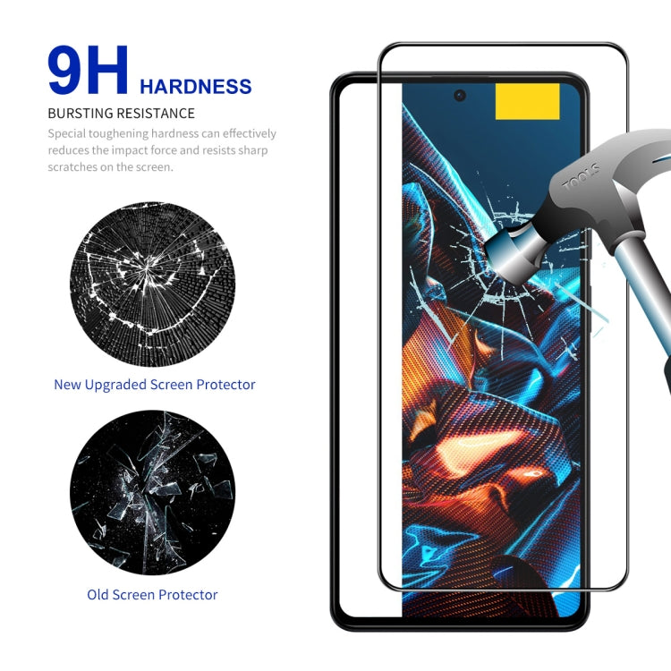 For Xiaomi Poco X5 10pcs ENKAY Hat-Prince Full Glue 0.26mm 9H 2.5D Tempered Glass Full Film - free shipping - PMC TechLife - Order now!