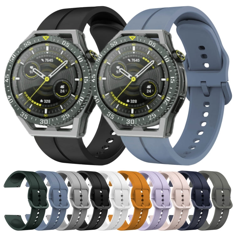 For Huawei Watch GT 3 SE 22mm Loop Silicone Watch Band(Black) - Watch Bands by PMC TechLife | Online Shopping South Africa | PMC TechLife | Buy Now Pay Later Mobicred