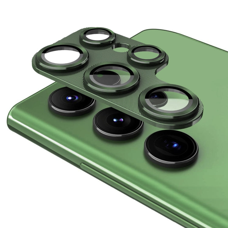For Samsung Galaxy S23 Ultra ENKAY 9H Rear Camera Lens Aluminium Alloy Tempered Glass Film(Dark Green) - free shipping - PMC TechLife - Order now!