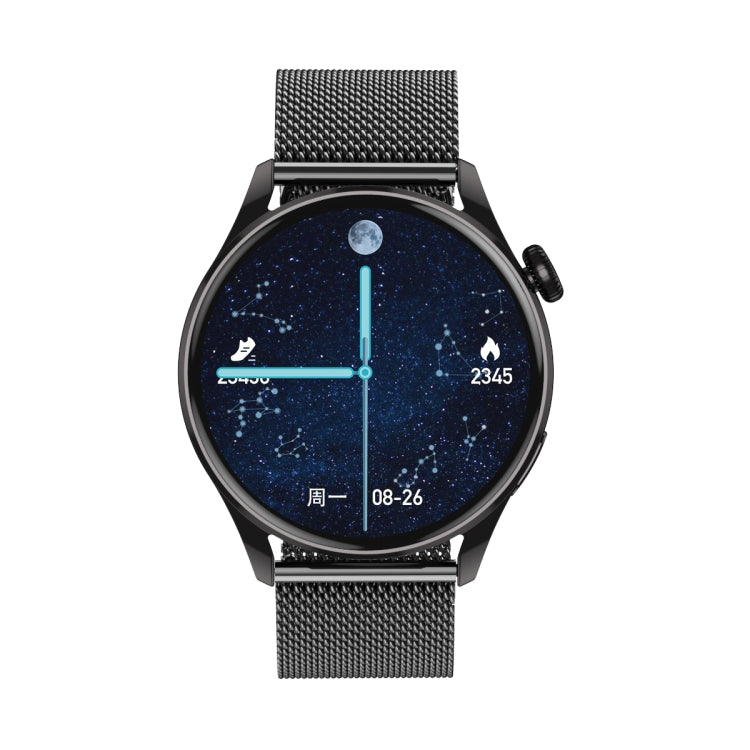 Q3 Max 1.36 inch Color Screen Smart Watch,Steel Strap,Support Heart Rate Monitoring / Blood Pressure Monitoring(Black) - free shipping - PMC TechLife - Order now!