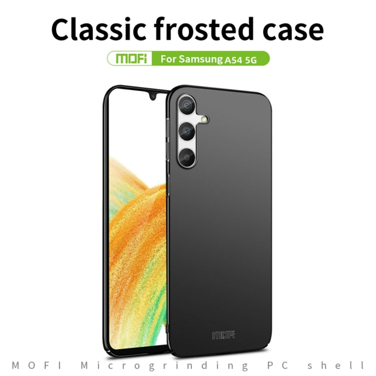 For Samsung Galaxy A54 5G MOFI Frosted PC Ultra-thin Hard Phone Case(Blue) - free shipping - PMC TechLife - Order now!