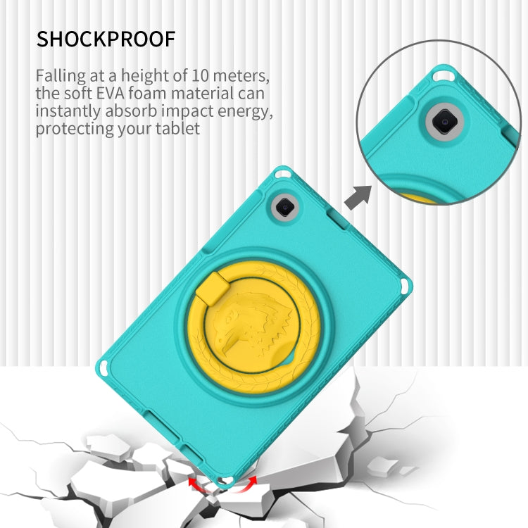 For Samsung Galaxy Tab A7 Lite T220/T225 2020 EVA Hybrid PC Shockproof Tablet Case with Frame(Glacial Green) - free shipping - PMC TechLife - Order now!