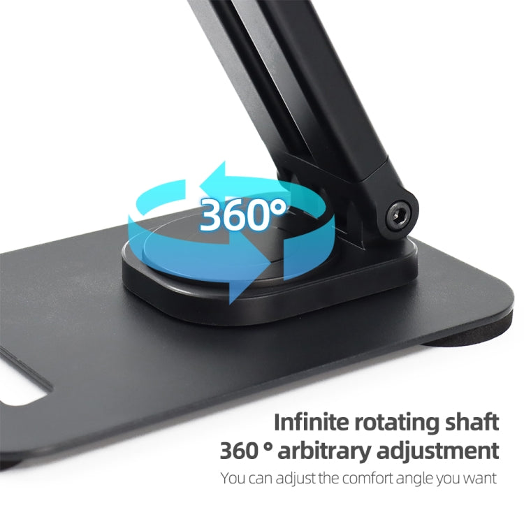 K29 Foldable Lazy Desk Mobile Phone Tablet Stand(White) - Desktop Holder by PMC TechLife | Online Shopping South Africa | PMC TechLife