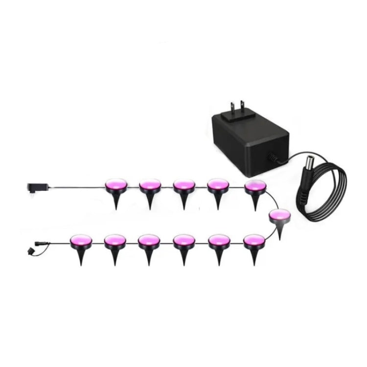 CP01 Outdoor WIFI Smart APP Control Garden Lamp Music Sync Outdoor Ground Lights(EU Plug) - Buried Lights by PMC TechLife | Online Shopping South Africa | PMC TechLife