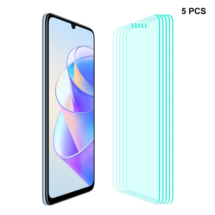For Honor X7A 5pcs ENKAY Hat-Prince 0.26mm 9H 2.5D High Aluminum-silicon Tempered Glass Film - free shipping - PMC TechLife - Order now!