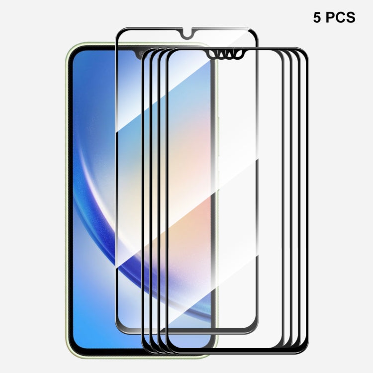 For Samsung Galaxy A34 5G / M34 / F34 5pcs ENKAY Hat-Prince Full Glue High Aluminum-silicon Tempered Glass Film - free shipping - PMC TechLife - Order now!
