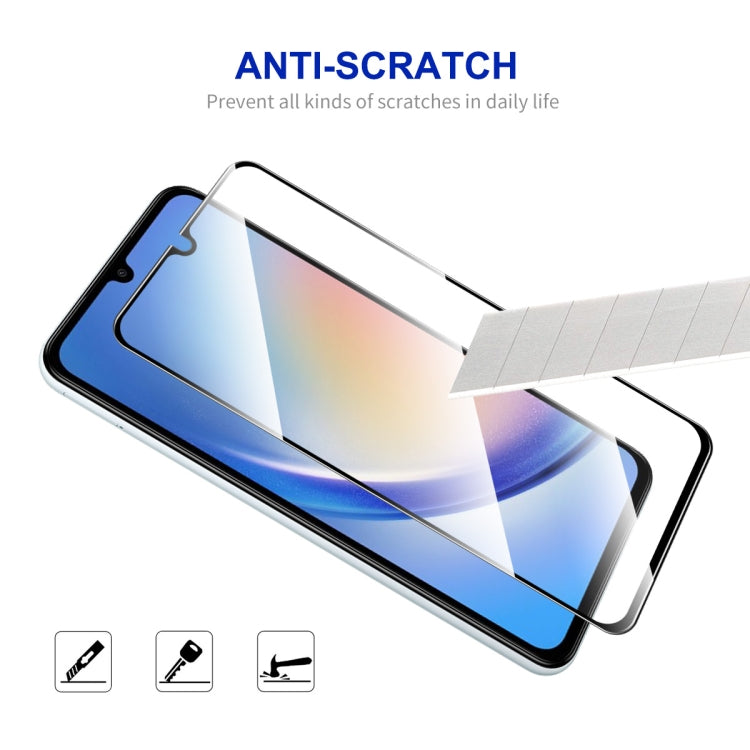 For Samsung Galaxy A34 5G / M34 / F34 5pcs ENKAY Hat-Prince Full Glue High Aluminum-silicon Tempered Glass Film - free shipping - PMC TechLife - Order now!
