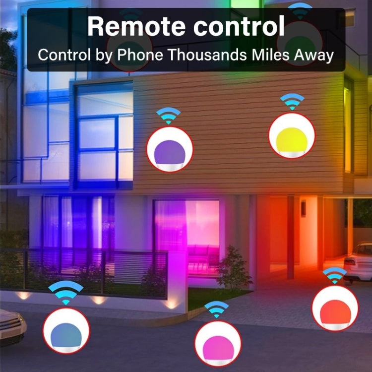DP01 2pcs TUYA WiFi Smart Light Bulb 15W E26 E27 RGB + White + Warm White LED Bulb - LED Bulbs by PMC TechLife | Online Shopping South Africa | PMC TechLife