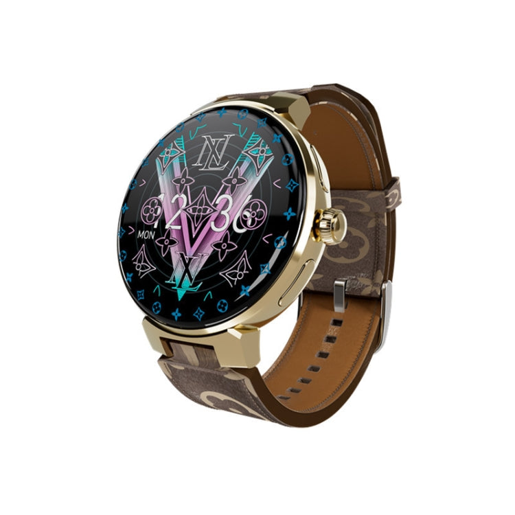 JLV68 1.35 inch Color Screen Smart Watch,Support Heart Rate Monitoring / Blood Pressure Monitoring(Gold) - free shipping - PMC TechLife - Order now!