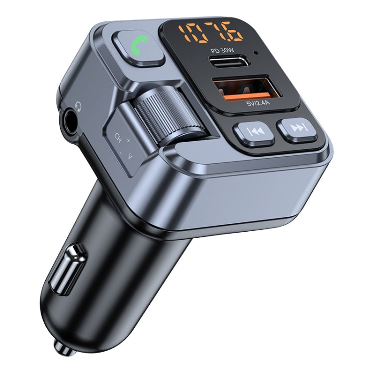 T16 MP3 Player Fast Charger Wireless Bluetooth 5.1 FM Transmitter Hands Free Car Kit - Bluetooth Car Kits by PMC Jewellery | Online Shopping South Africa | PMC Jewellery