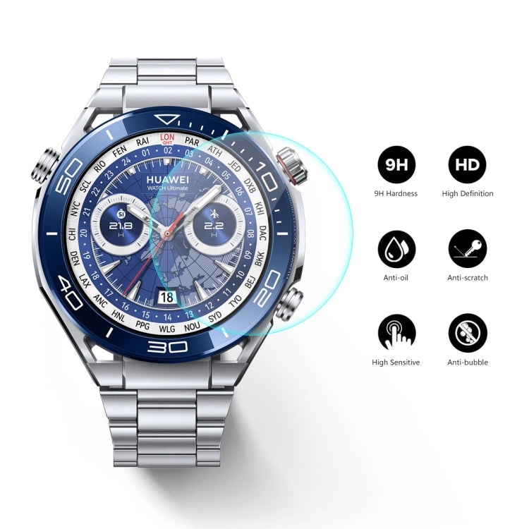 5pcs For Huawei Watch Ultimate ENKAY Hat-Prince 0.2mm 9H Tempered Glass Screen Protector Watch Film - Screen Protector by ENKAY | Online Shopping South Africa | PMC TechLife | Buy Now Pay Later Mobicred